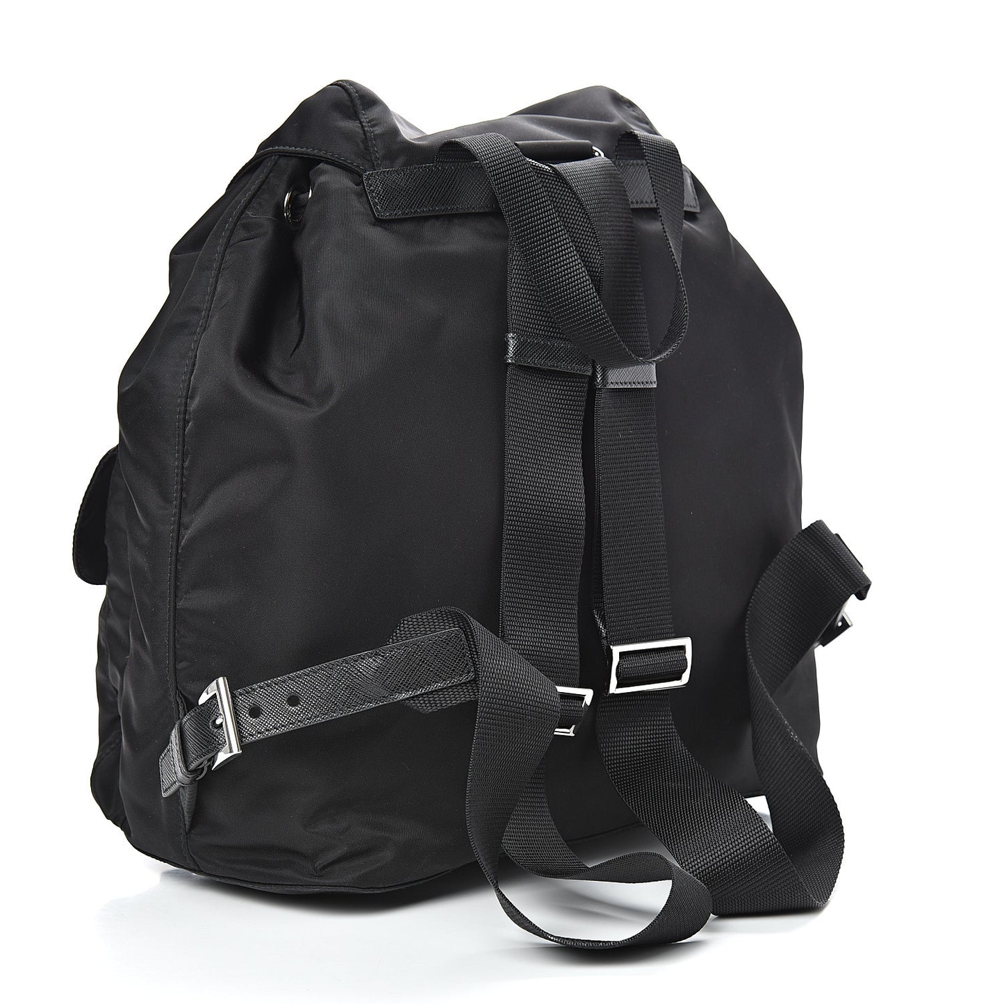 Nylon Vela Medium Backpack Black
