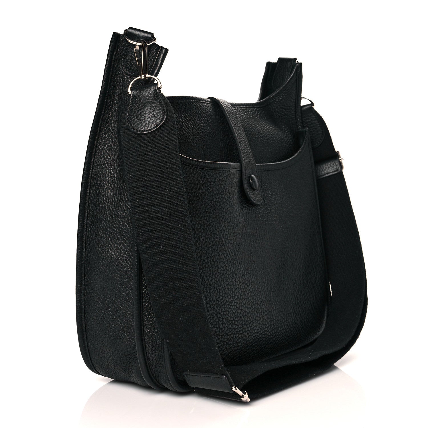Hermes Taurillon Clemence Evelyne III GM Black 2 of 9