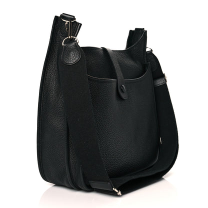 Hermes Taurillon Clemence Evelyne III GM Black 2 of 9