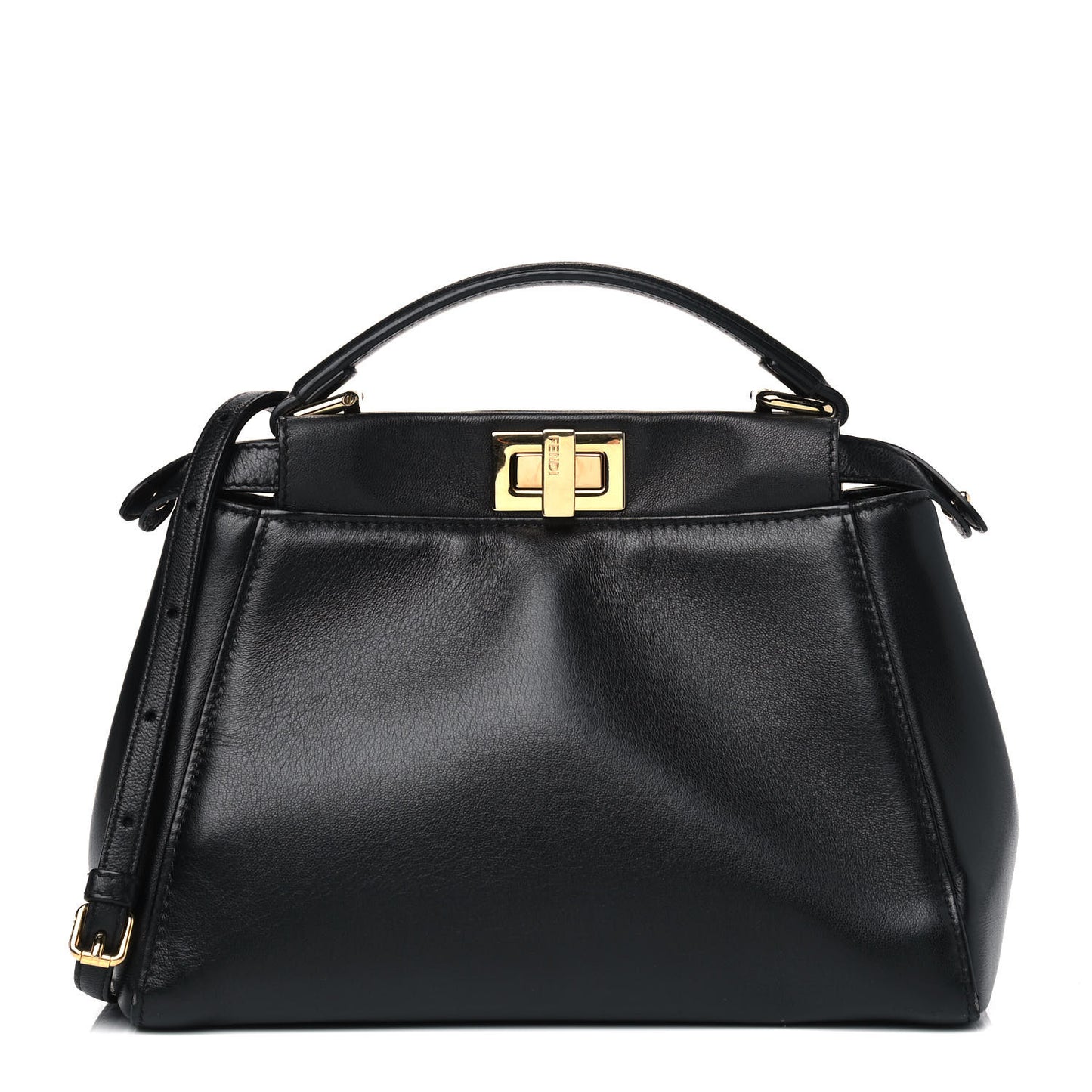 Nappa Mini Peekaboo Iconic Satchel Black
