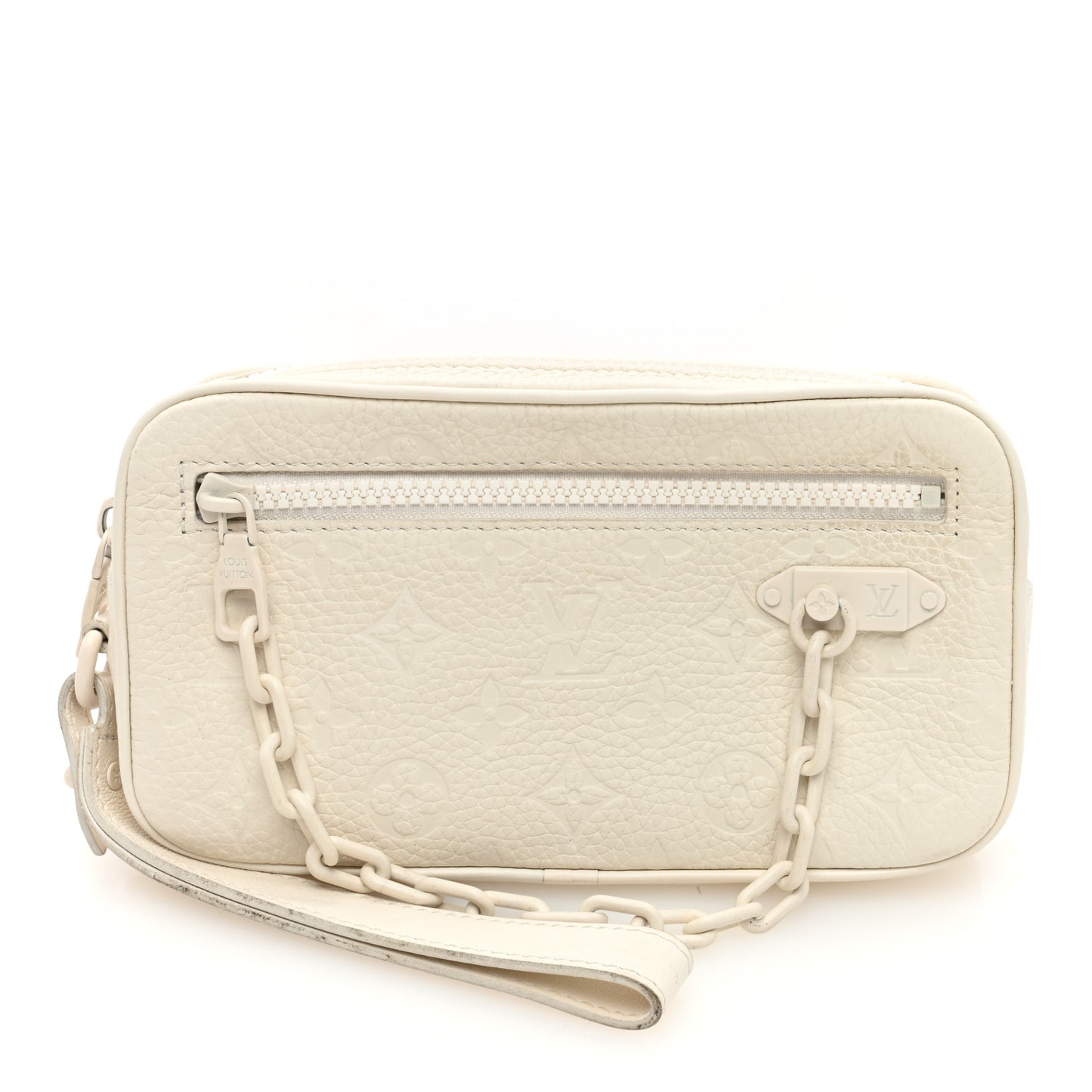 Taurillon Monogram Pochette Volga White