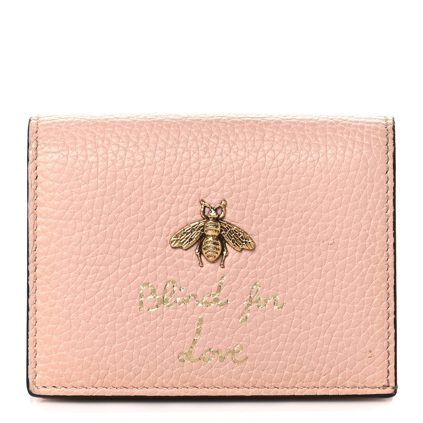 Cellarius Calfskin Blind for Love Animalier Card Case Perfect Pink