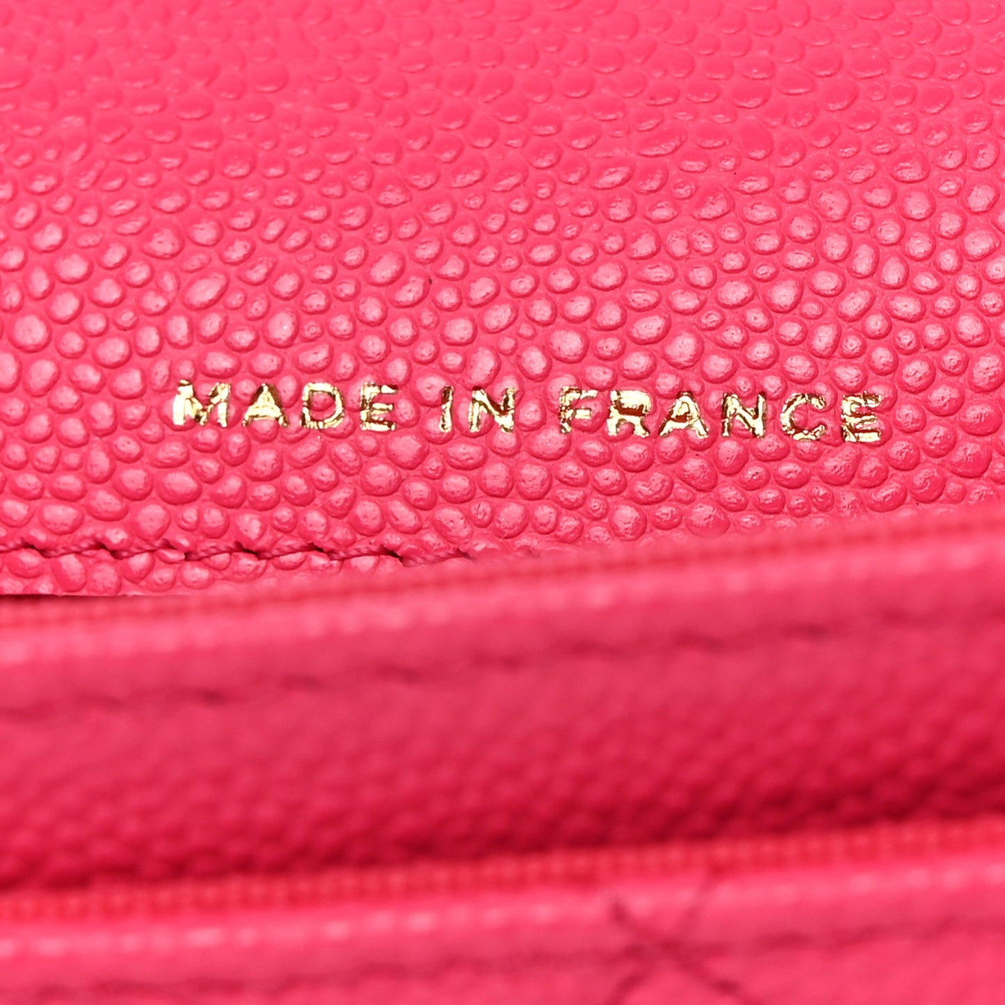 Caviar Quilted Flap Card Holder Wallet Pink