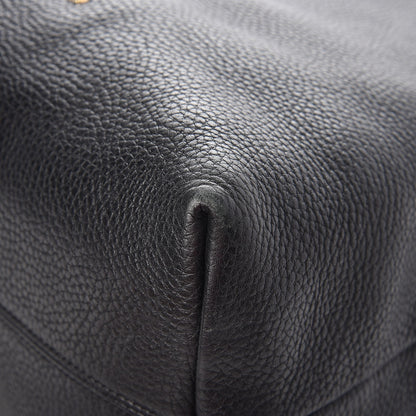 Burberry Grainy Calfskin Medium Cale Hobo Black 10 of 14
