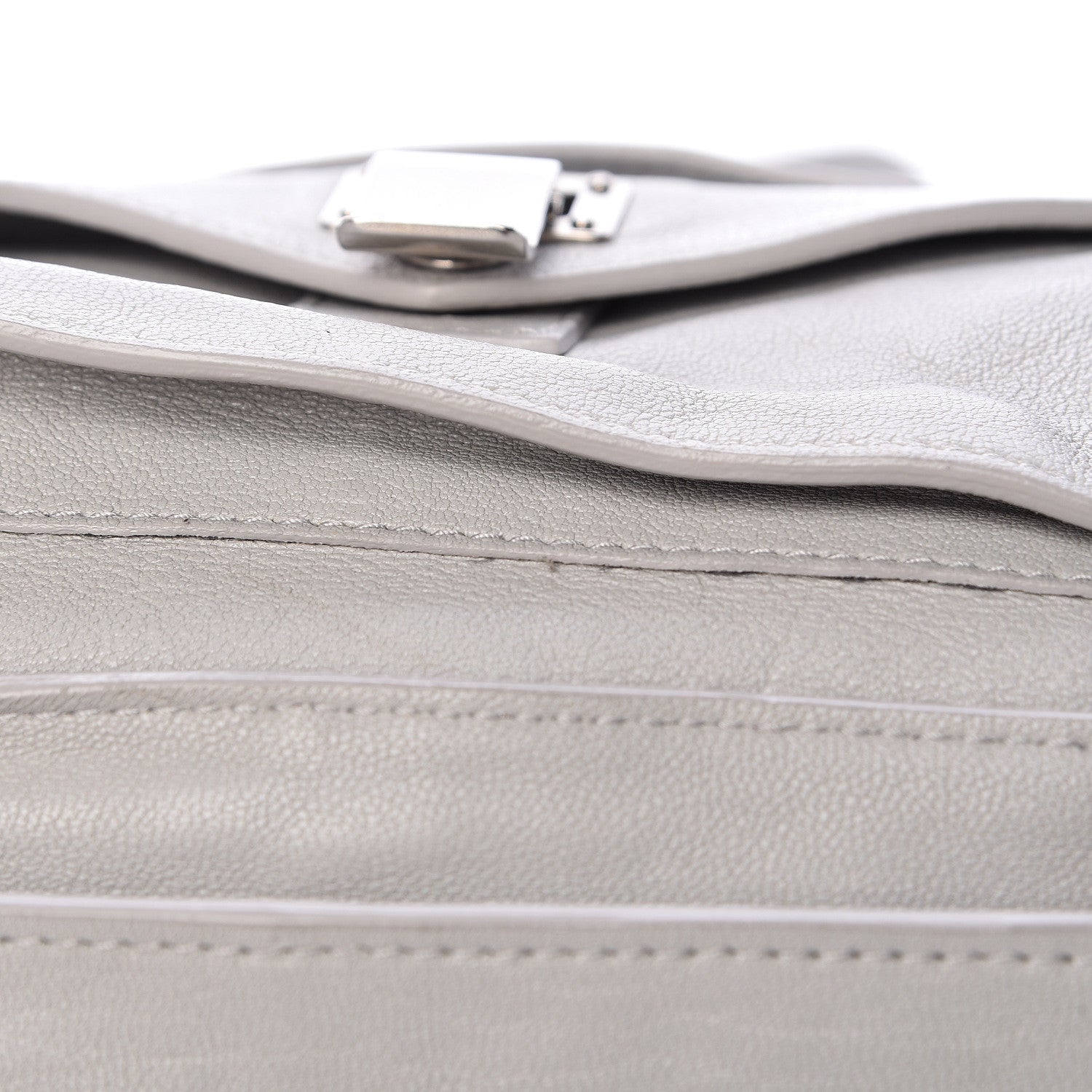Proenza Schouler Lambskin Medium PS1 Satchel Pale Steel 16 of 19