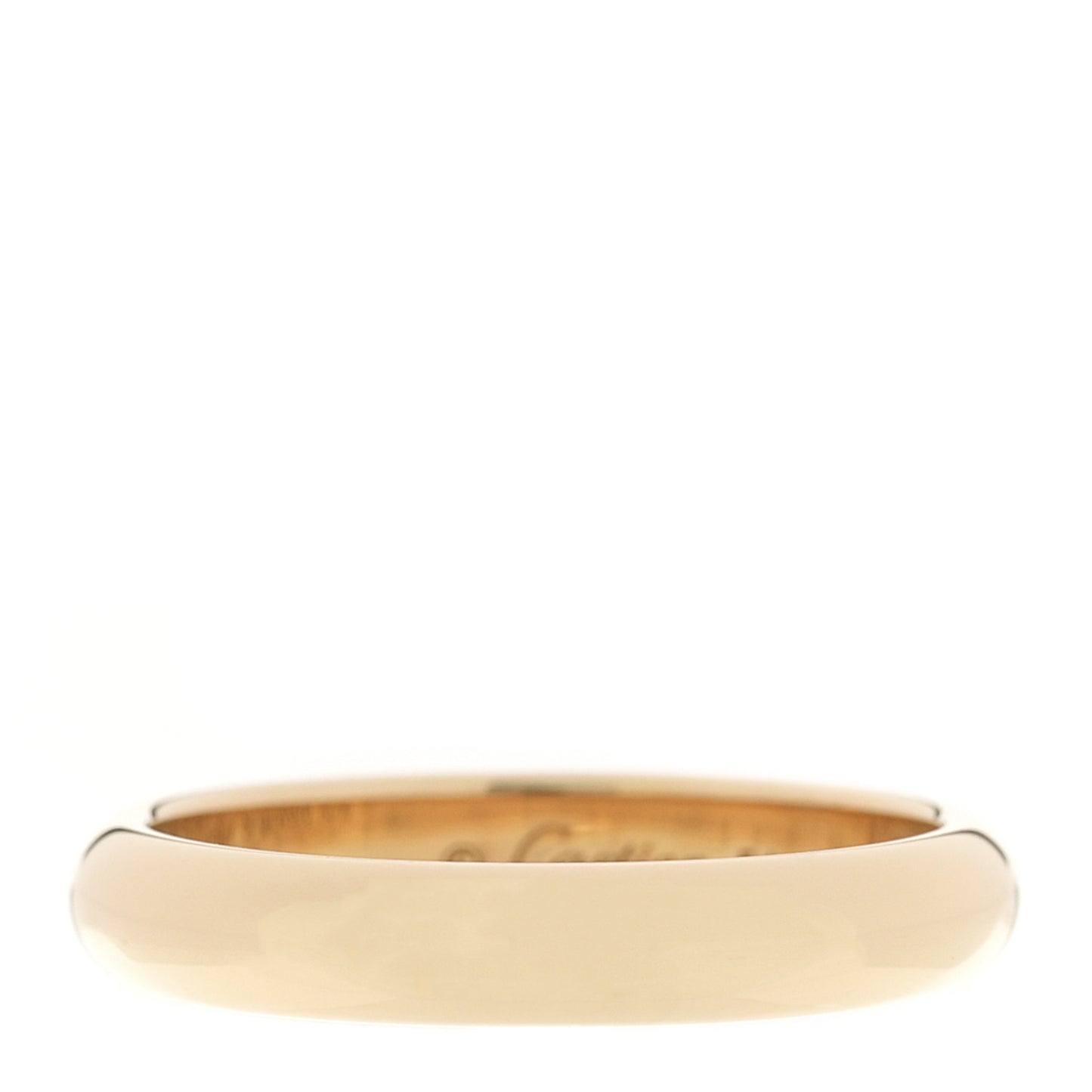 18K Yellow Gold 3.5mm 1895 Wedding Band Ring 54 7