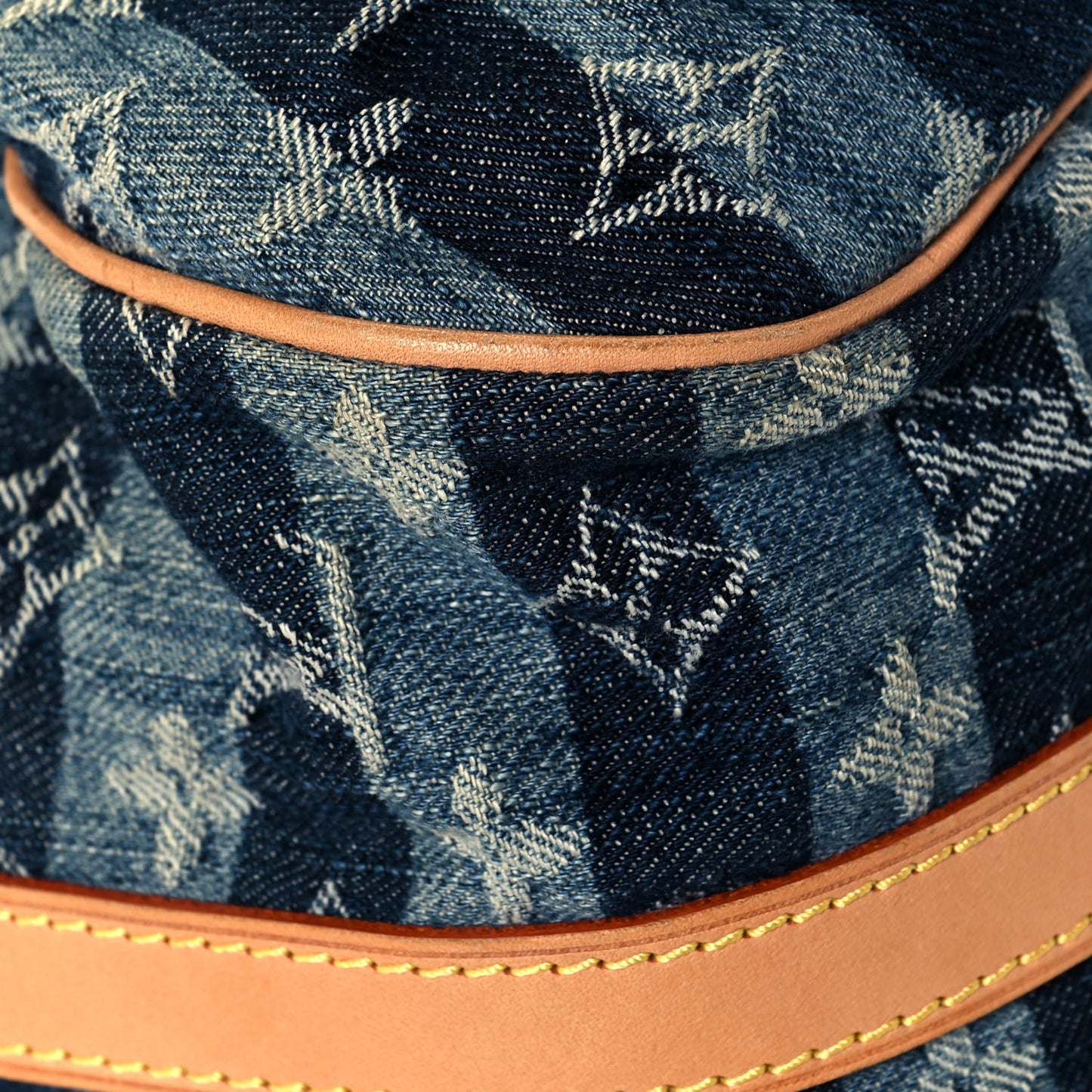 Denim Raye Porte Epaule MM