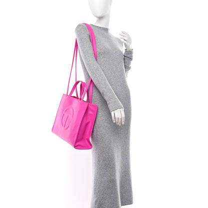 Telfar Vegan Leather Medium Shopping Bag Azalea 2 of 8