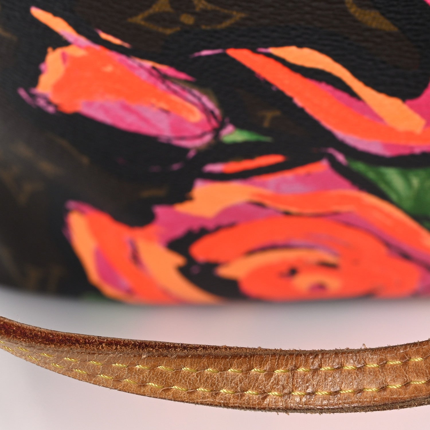 Louis Vuitton Monogram Roses Neverfull MM 11 of 12