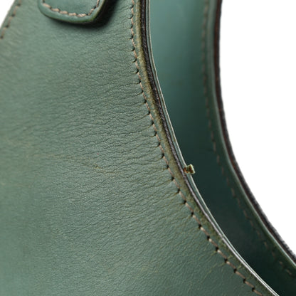 Gucci Calfskin Monogram Web Bardot Turquoise 11 of 19