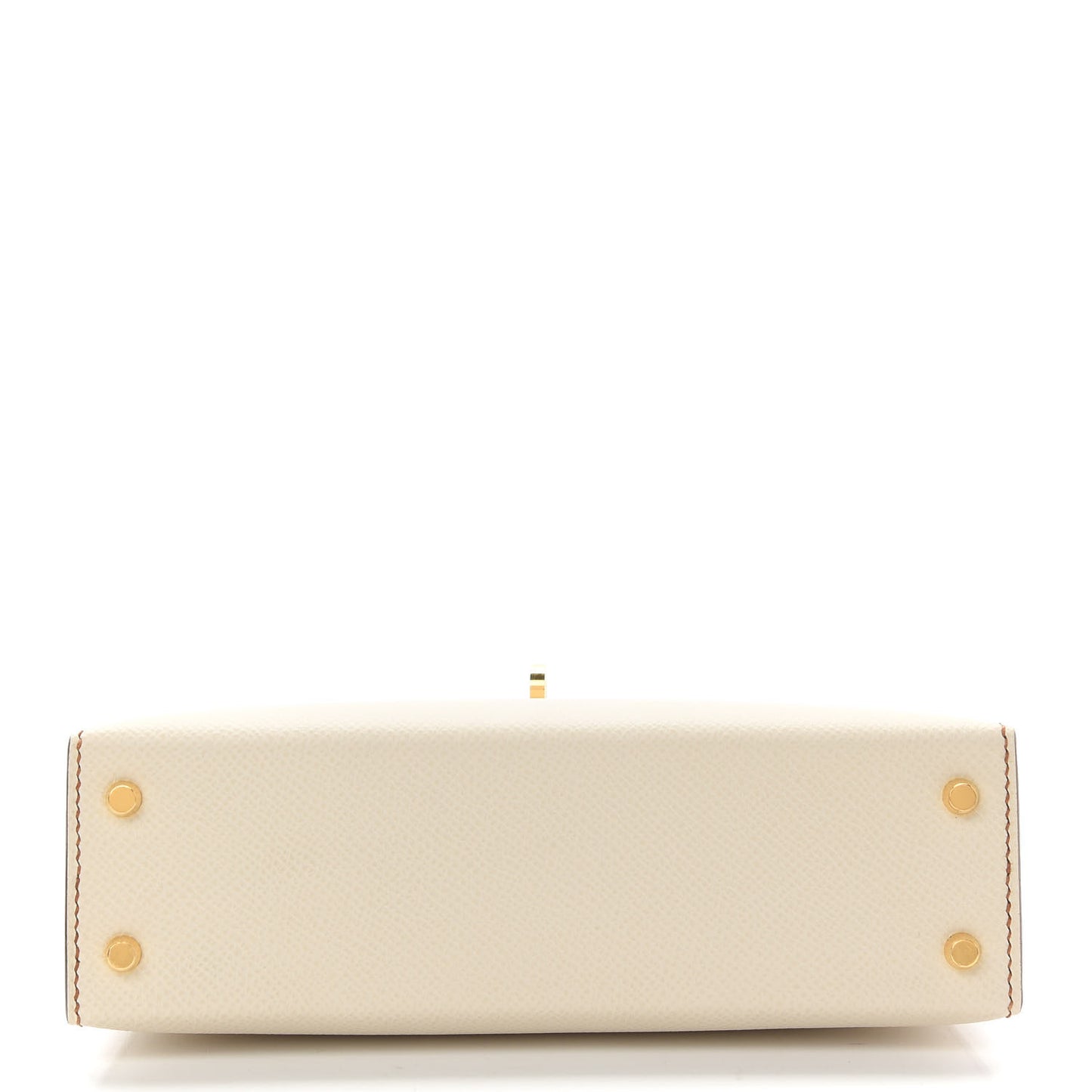Epsom Horseshoe Mini Kelly Sellier 20 Craie Gold