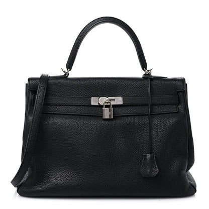 Hermes Togo Kelly Retourne 35 Black 1 of 14