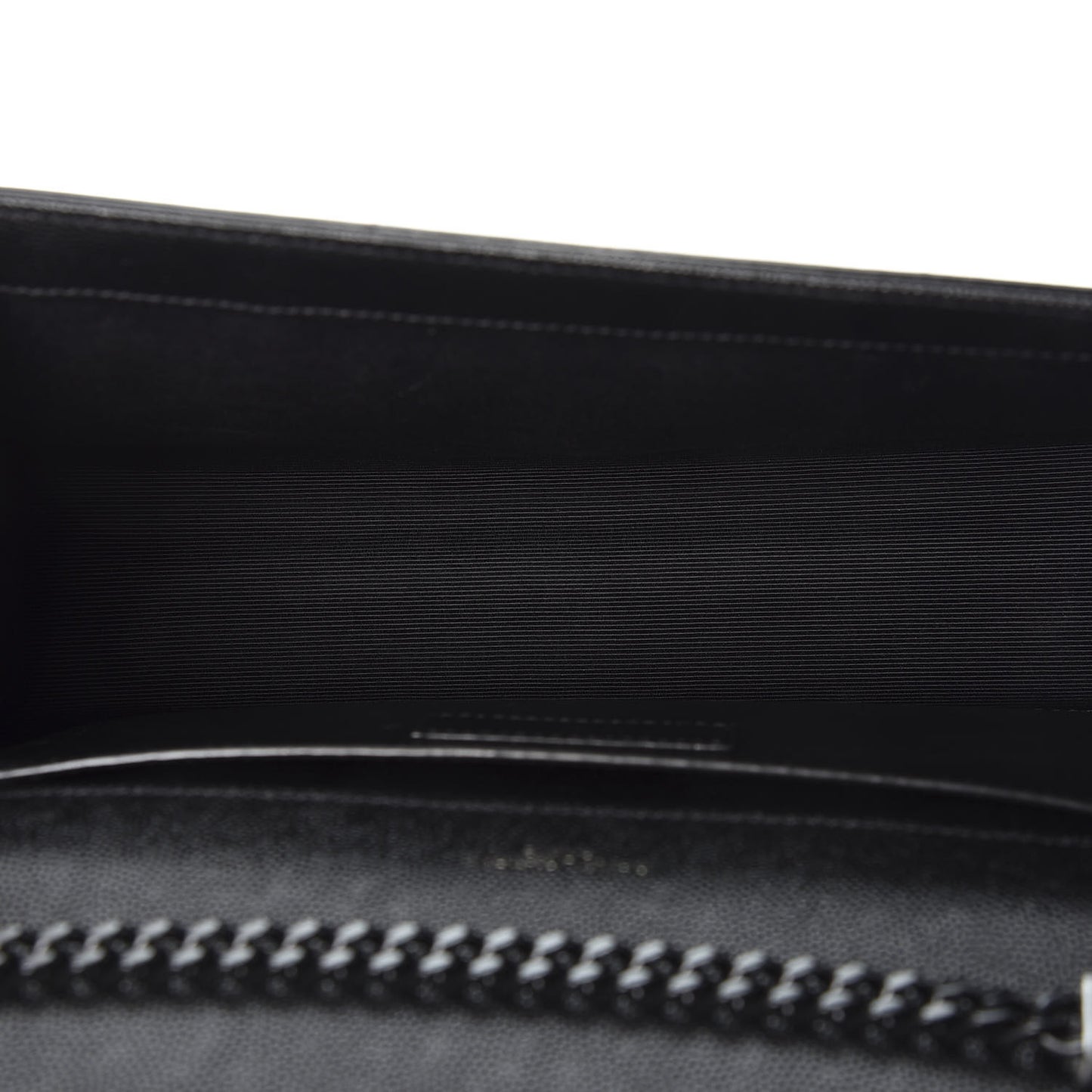 Grain De Poudre Medium Classic Monogram Kate Satchel Black