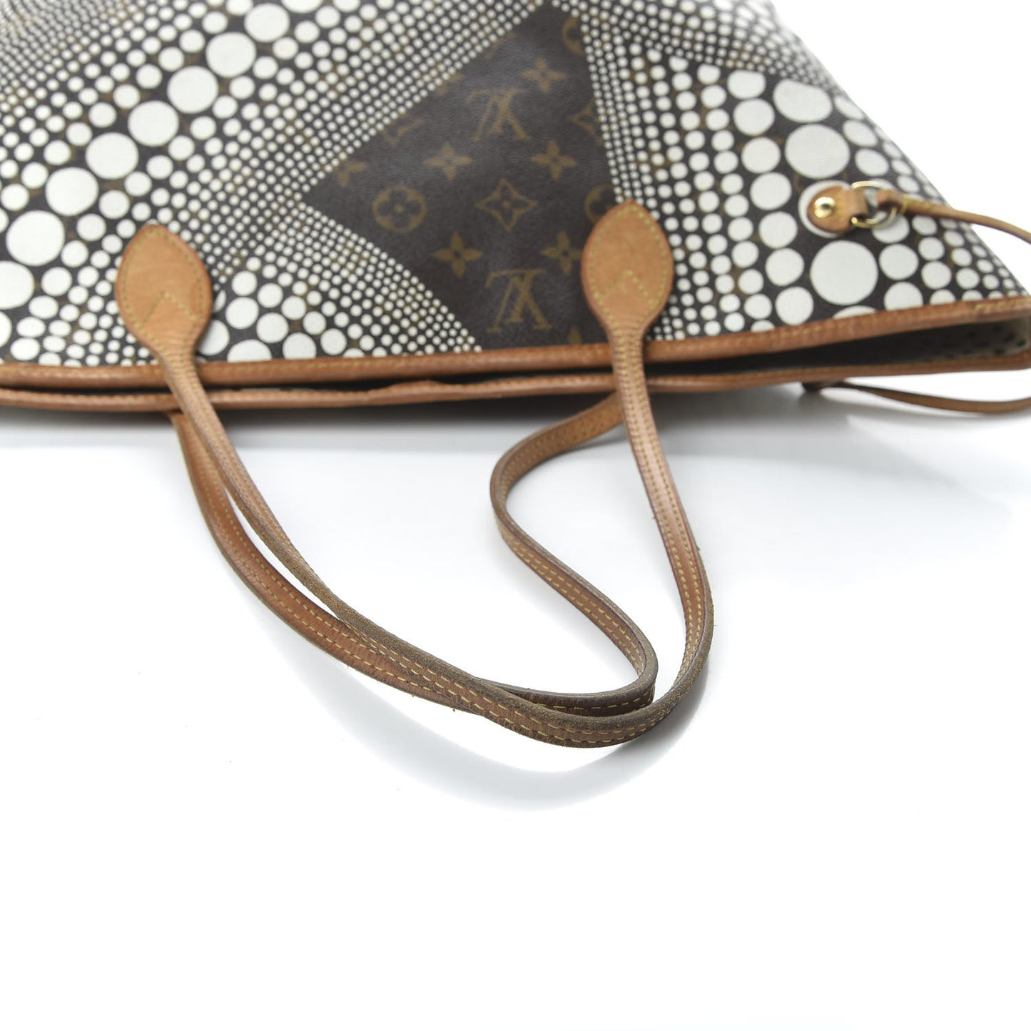 Monogram Kusama Waves Neverfull MM White