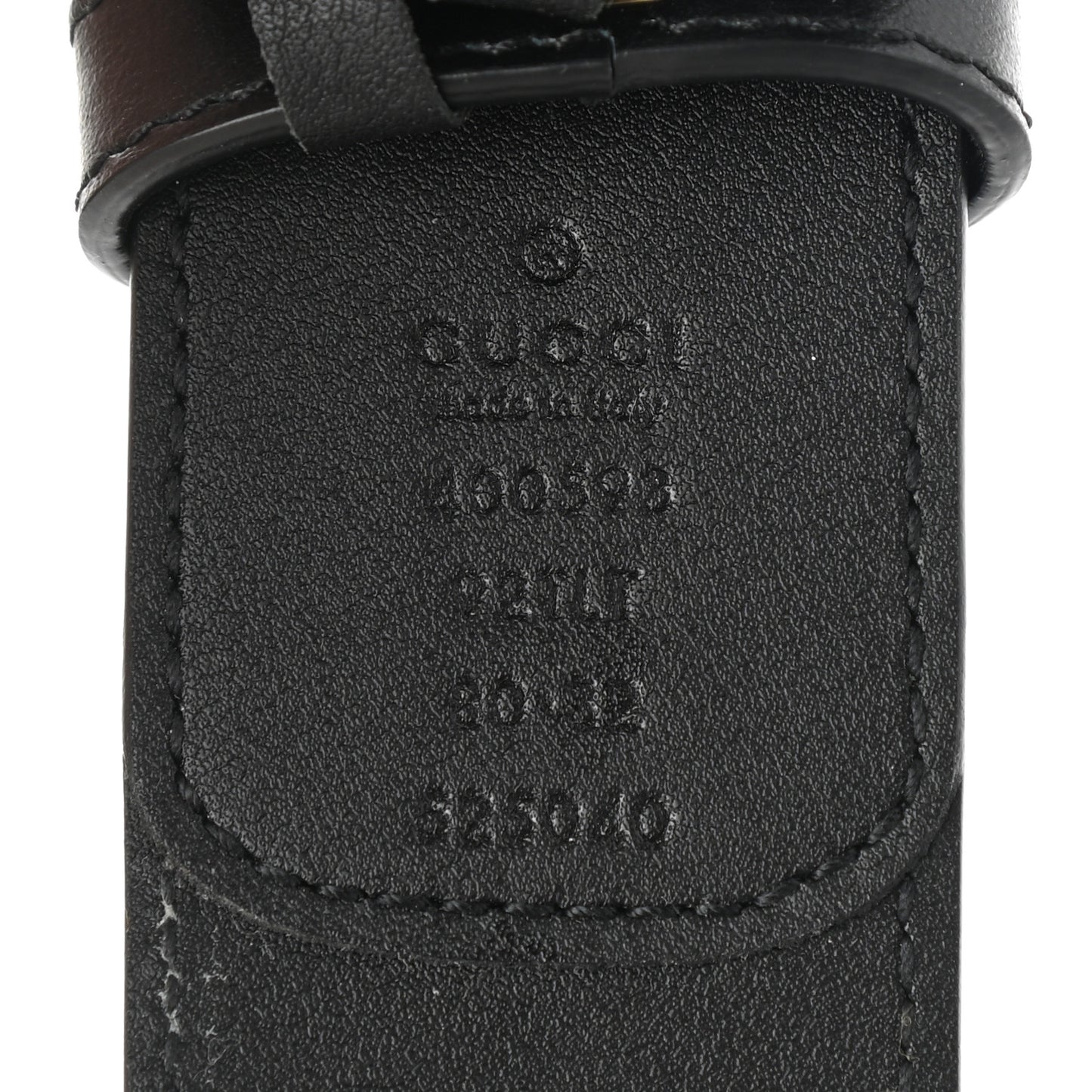 GG Supreme Monogram Matte Plutone Calfskin Double G 40mm Belt 80 32 Beige Ebony Black