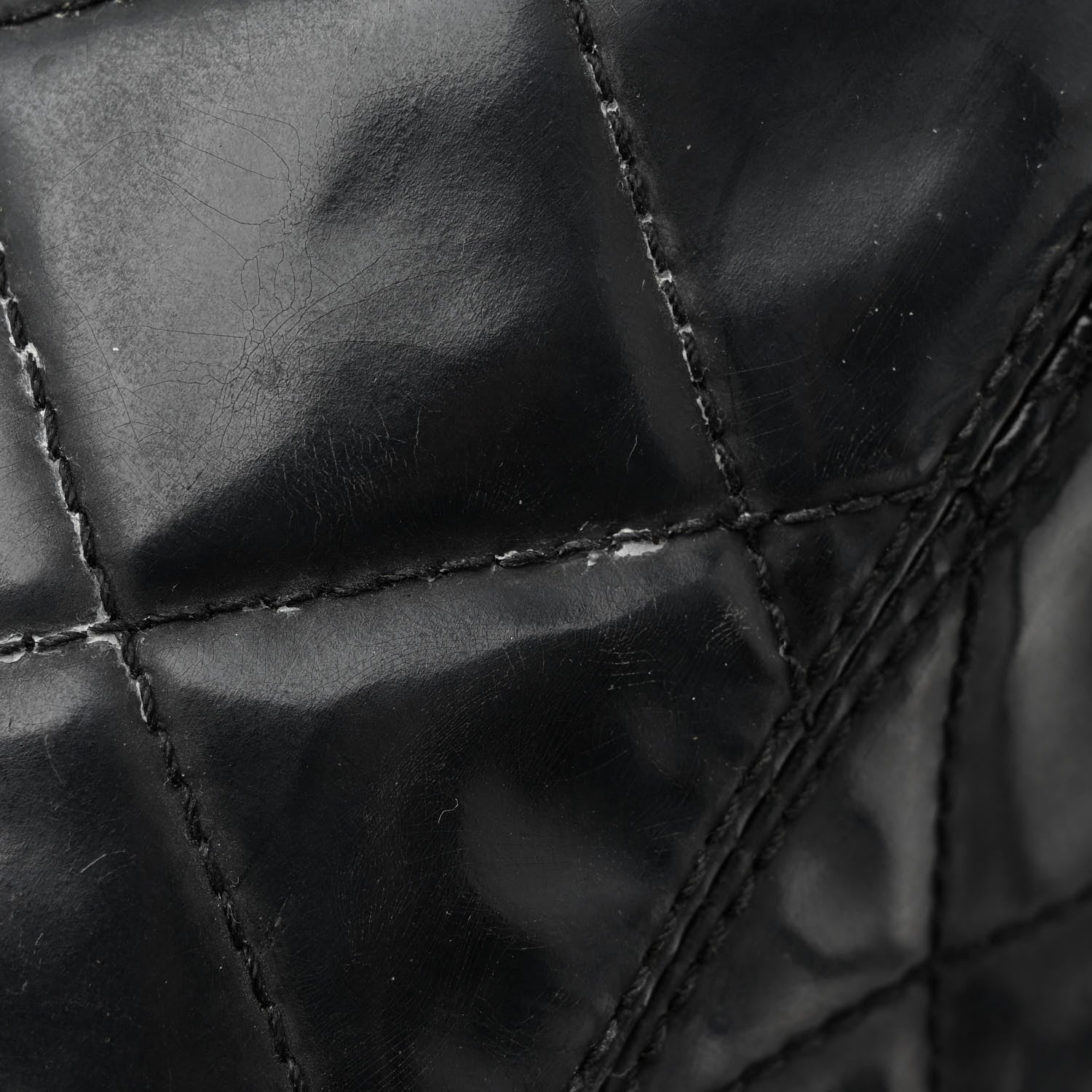Chanel Patent Quilted Backpack Black 13 of 13