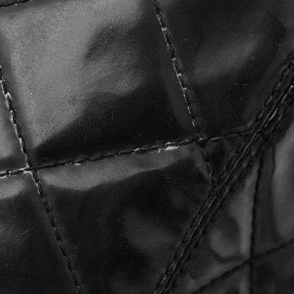Chanel Patent Quilted Backpack Black 13 of 13