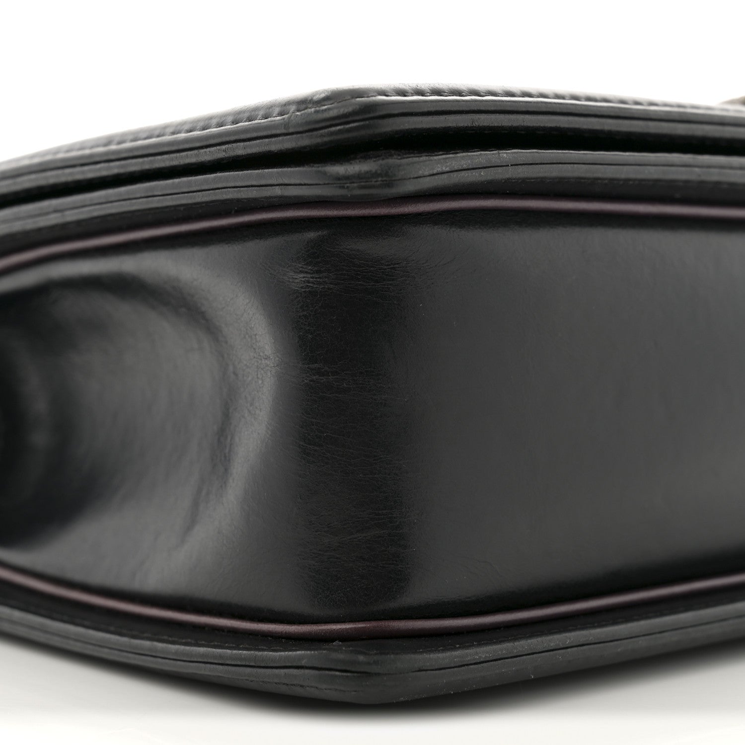 Chanel Calfskin Embossed New Medium Paris Salzburg Boy Flap Black 9 of 11