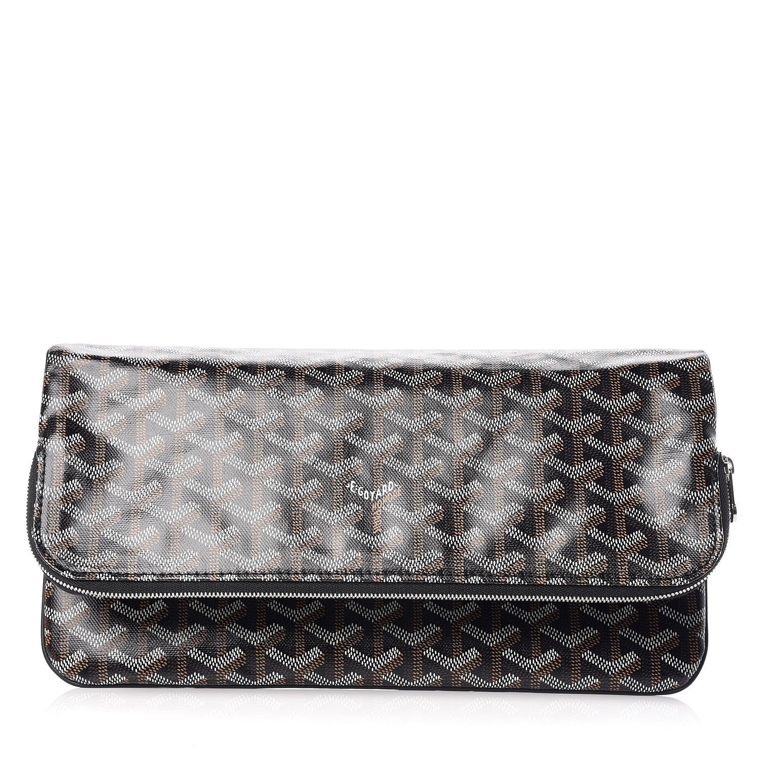 Goyard Goyardine Sainte Marie Soft Clutch Black 1 of 10