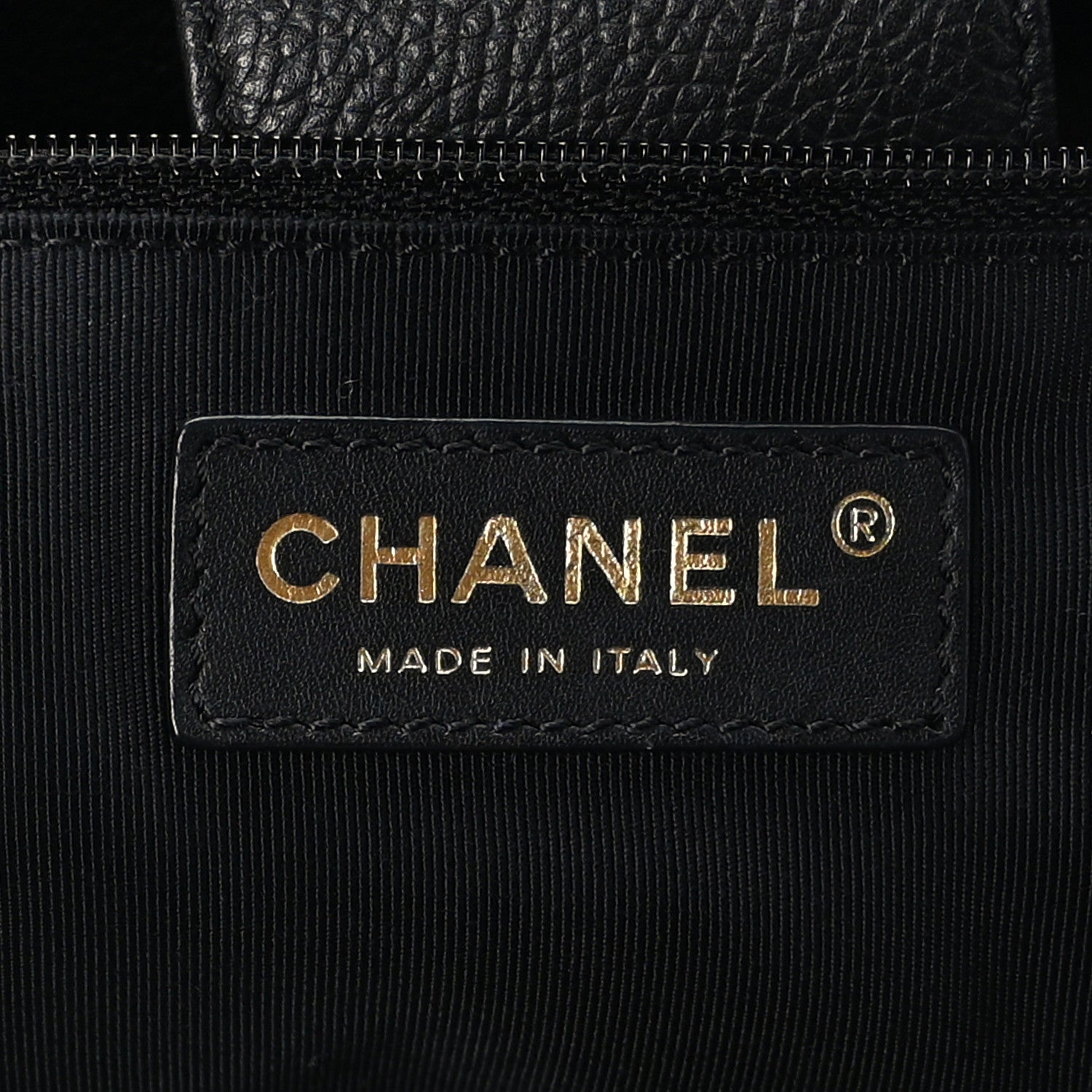 Chanel Calfskin Small Cerf Executive Shopper Tote Black 6 of 9