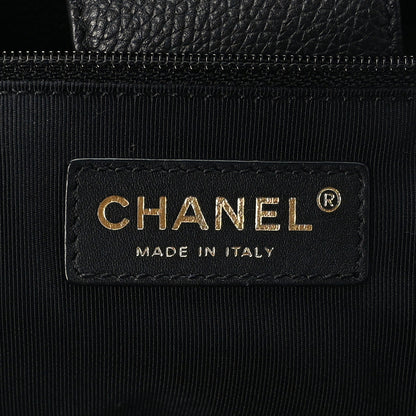 Chanel Calfskin Small Cerf Executive Shopper Tote Black 6 of 9