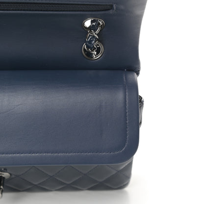 Chanel Patent Quilted Medium Double Flap Navy 12 of 12