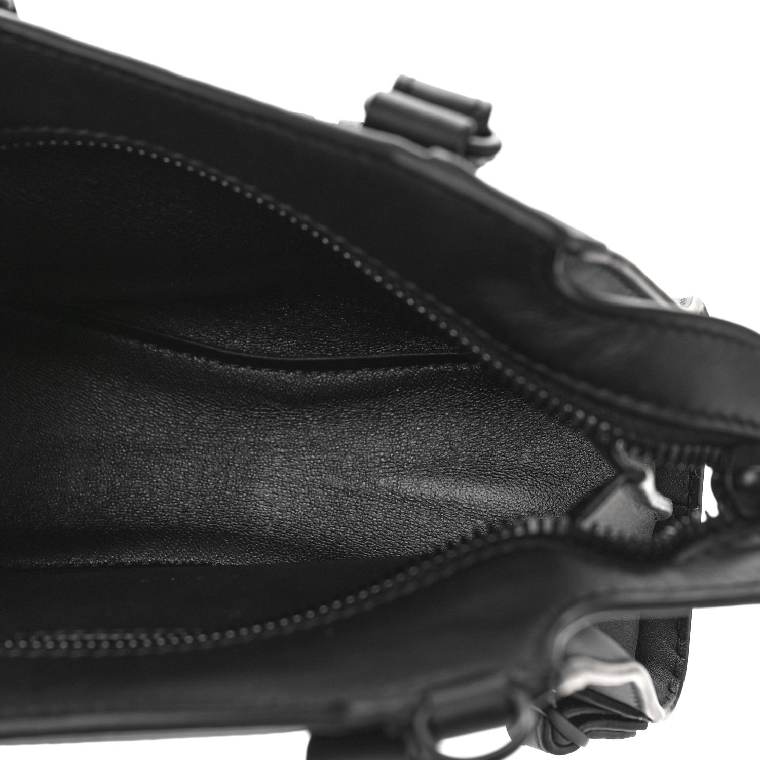 Balenciaga Smooth Calfskin Neo Classic Black Hardware Nano City Crossbody Black 5 of 9