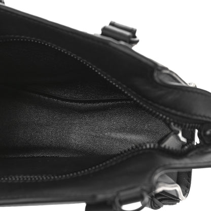 Balenciaga Smooth Calfskin Neo Classic Black Hardware Nano City Crossbody Black 5 of 9