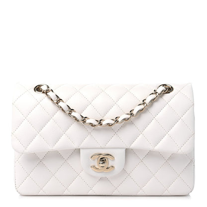 Chanel Caviar Quilted Small Double Flap White 1 of 10