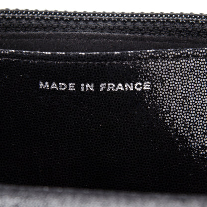 Chanel Iridescent Caviar Crystal Quilted Wallet On Chain WOC Black 7 of 9