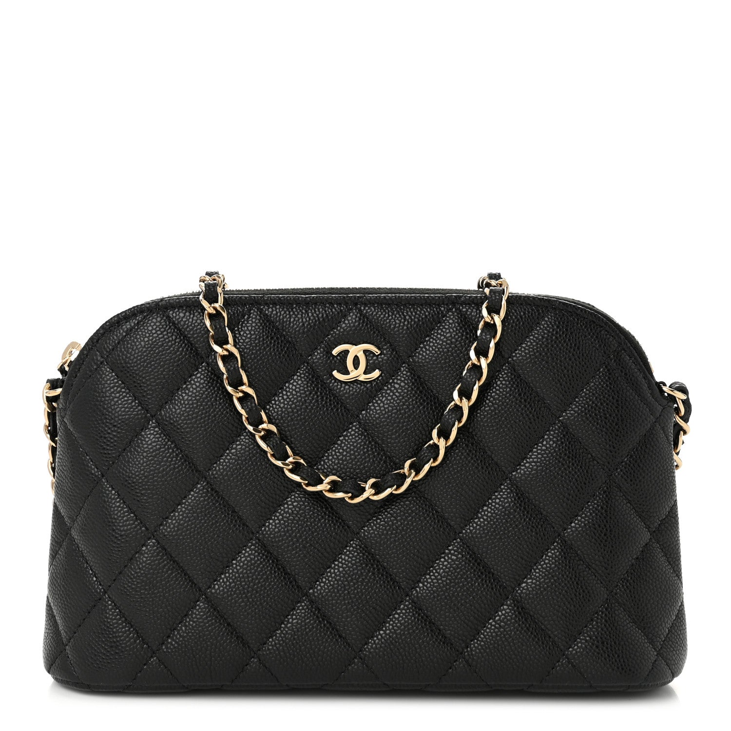 Chanel Caviar Quilted Classic Clutch With Chain Black 1 of 11