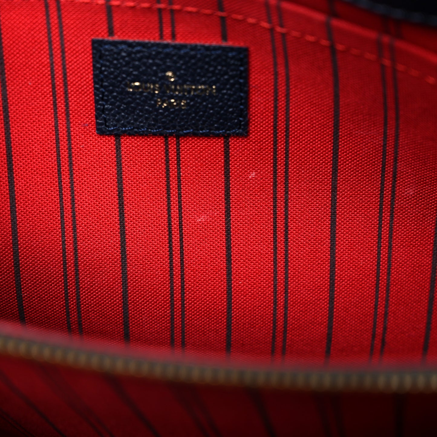 Empreinte Montaigne MM Marine Rouge