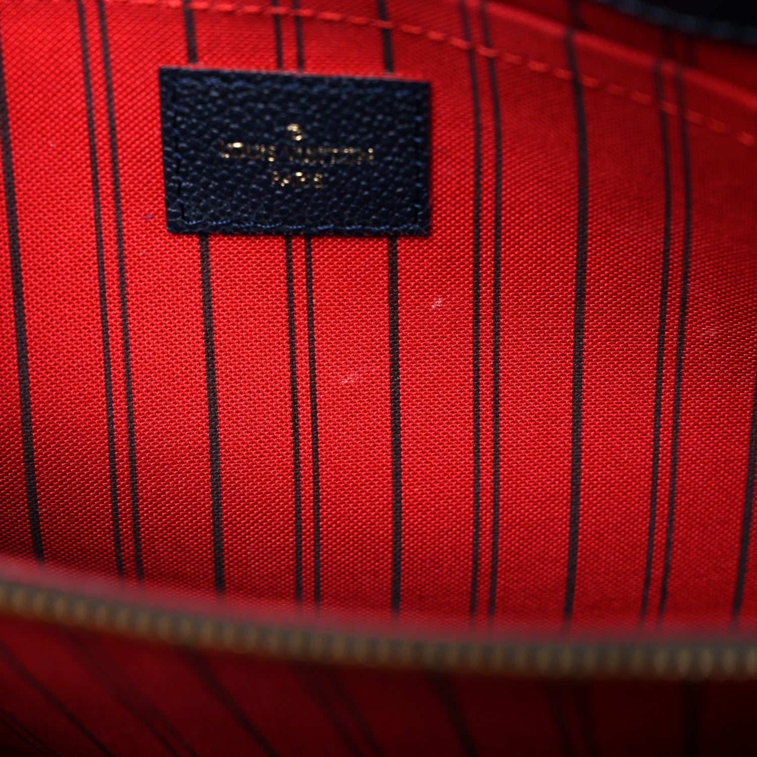 Louis Vuitton Empreinte Montaigne MM Marine Rouge 11 of 20