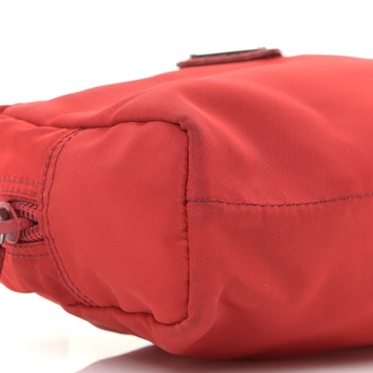 Prada Tessuto Nylon Vela Cosmetic Pouch Rosso 7 of 10