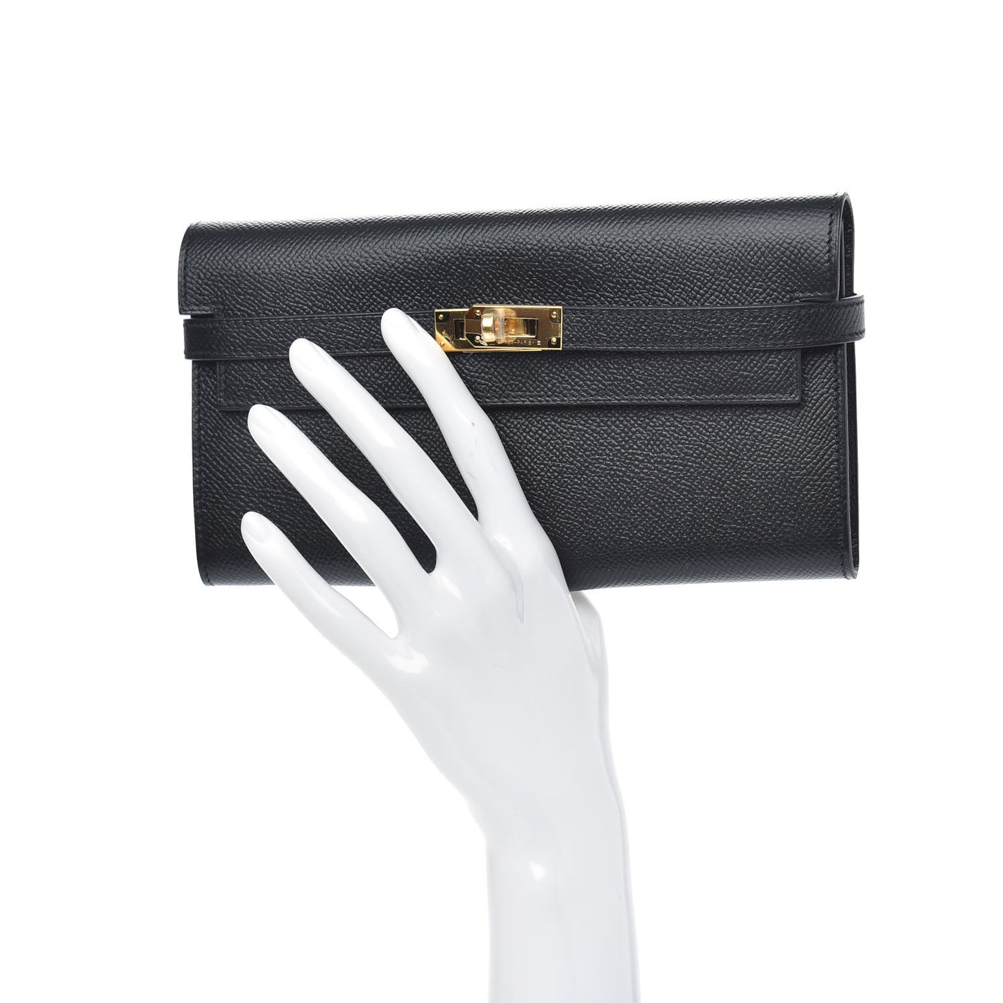 Epsom Kelly Longue Wallet Black