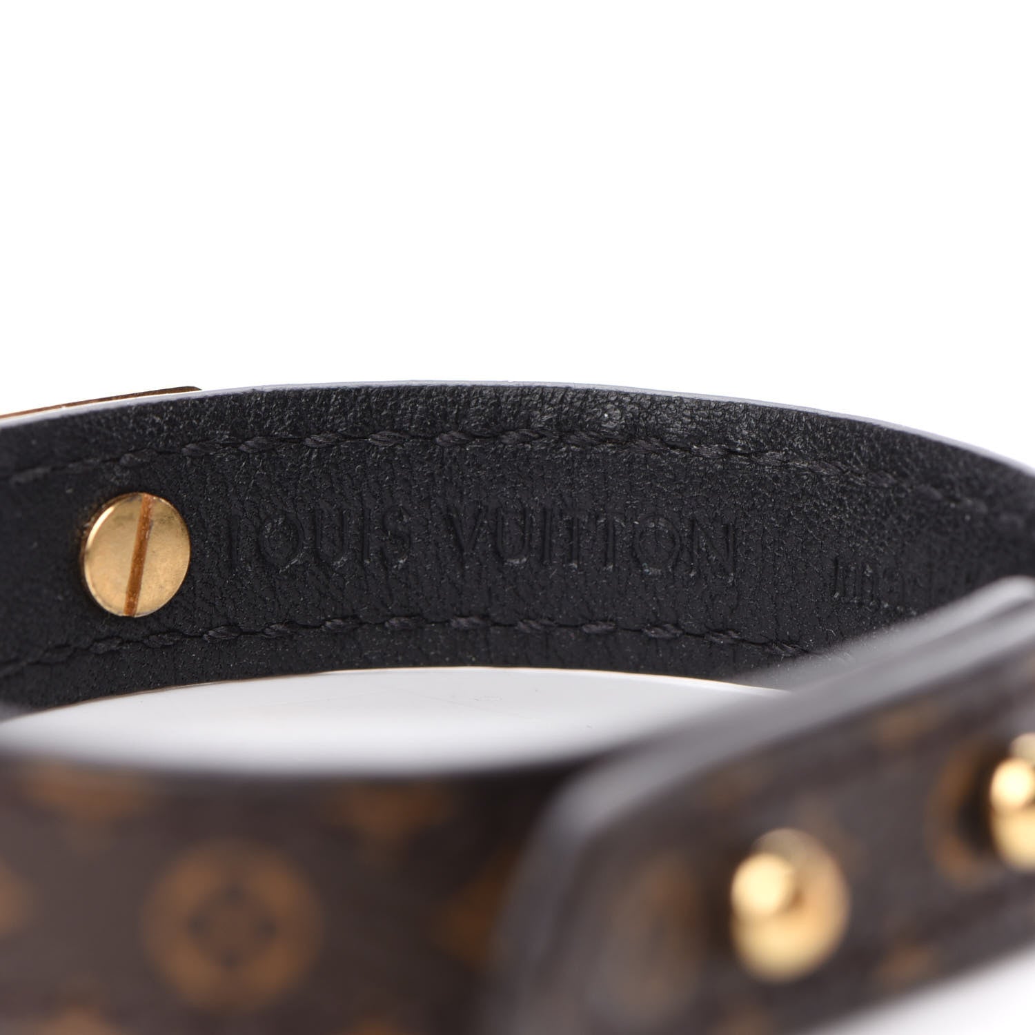 Louis Vuitton Monogram Lock Me Bracelet 17 4 of 5