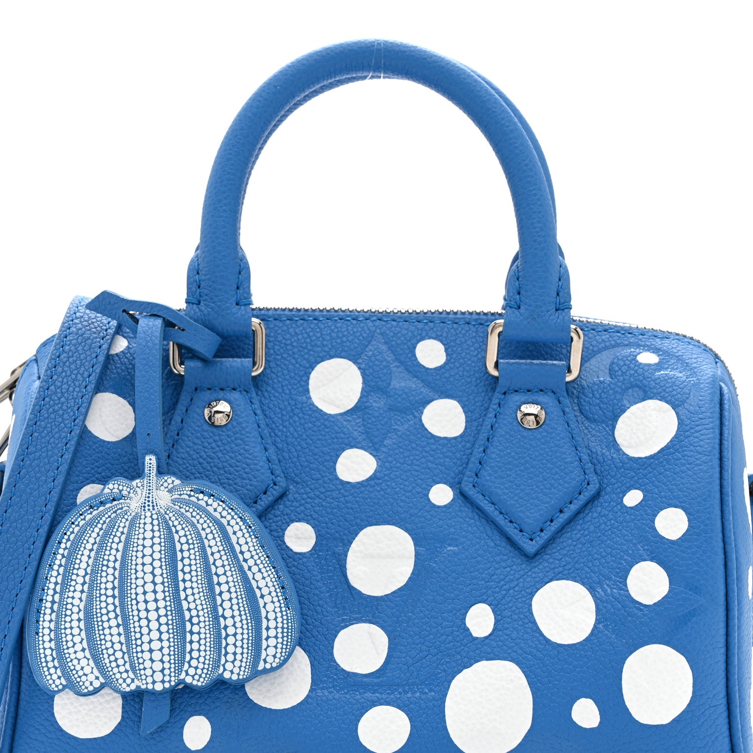 Louis Vuitton LV X YK Empreinte Speedy Bandouliere 20 Blue White 7 of 9