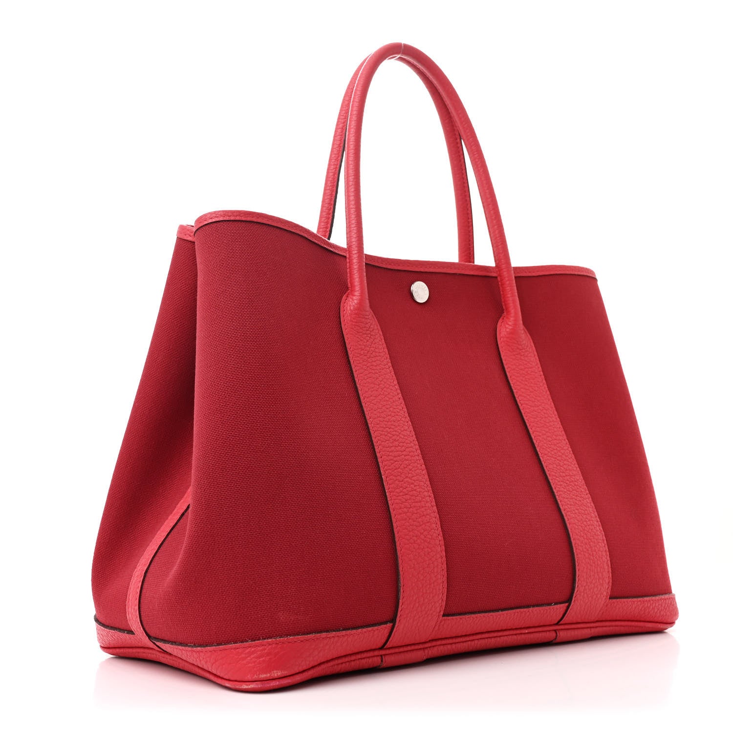 Hermes Toile Militaire Negonda Garden Party 30 TPM Rouge Grenat Bougainvillea 3 of 12