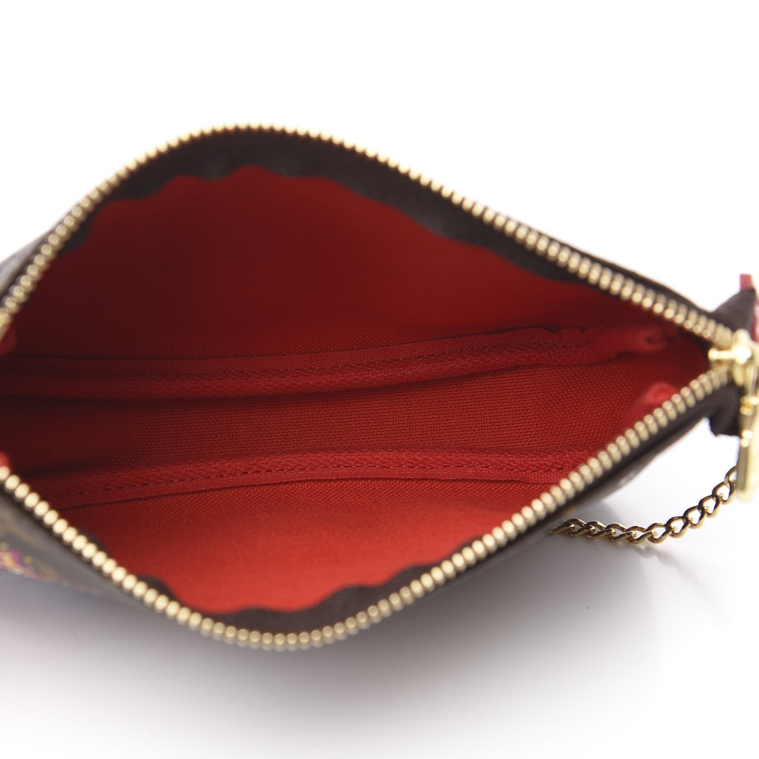 Louis Vuitton Monogram 2020 Christmas Animation Bumper Cars Mini Pochette Accessories Coquelicot 4 of 7