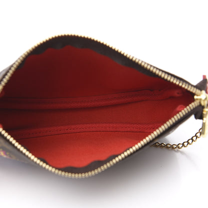Louis Vuitton Monogram 2020 Christmas Animation Bumper Cars Mini Pochette Accessories Coquelicot 4 of 7