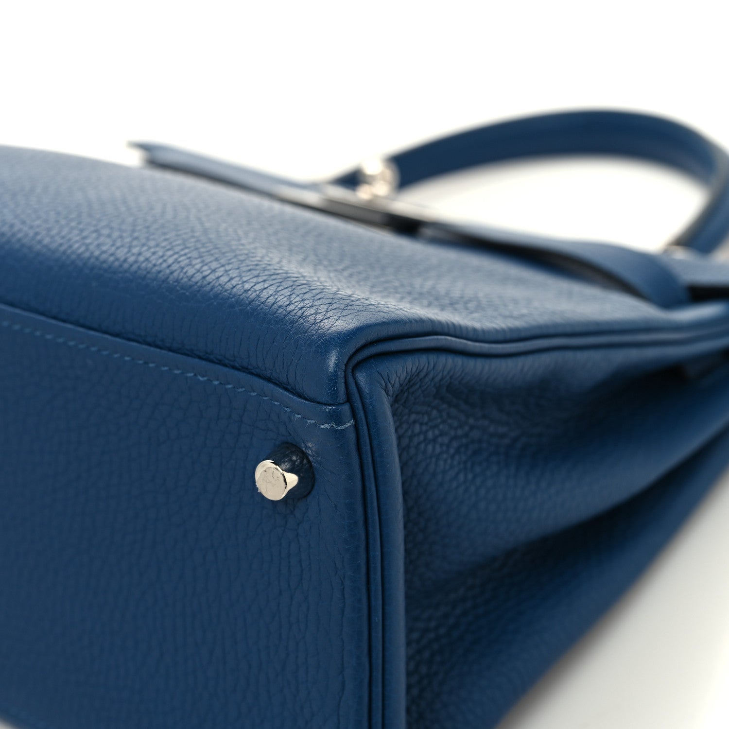 Hermes Taurillon Clemence Kelly Retourne 28 Deep Blue 10 of 12