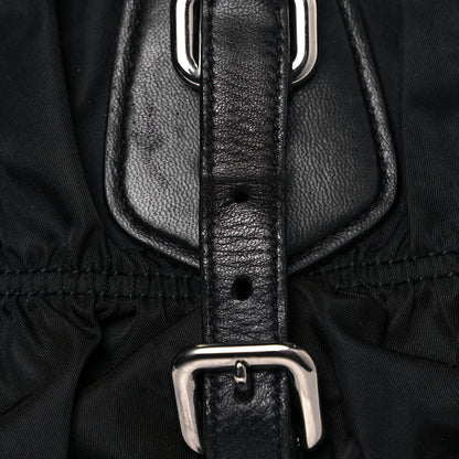 Prada Tessuto Nylon Nappa Braided Gaufre Shopping Satchel Black 17 of 20
