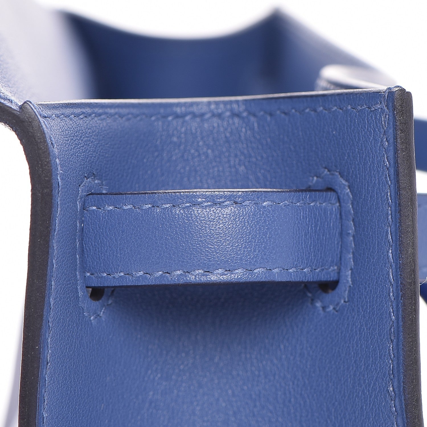 Hermes Swift Kelly Pochette Clutch Bleu Brighton 17 of 27
