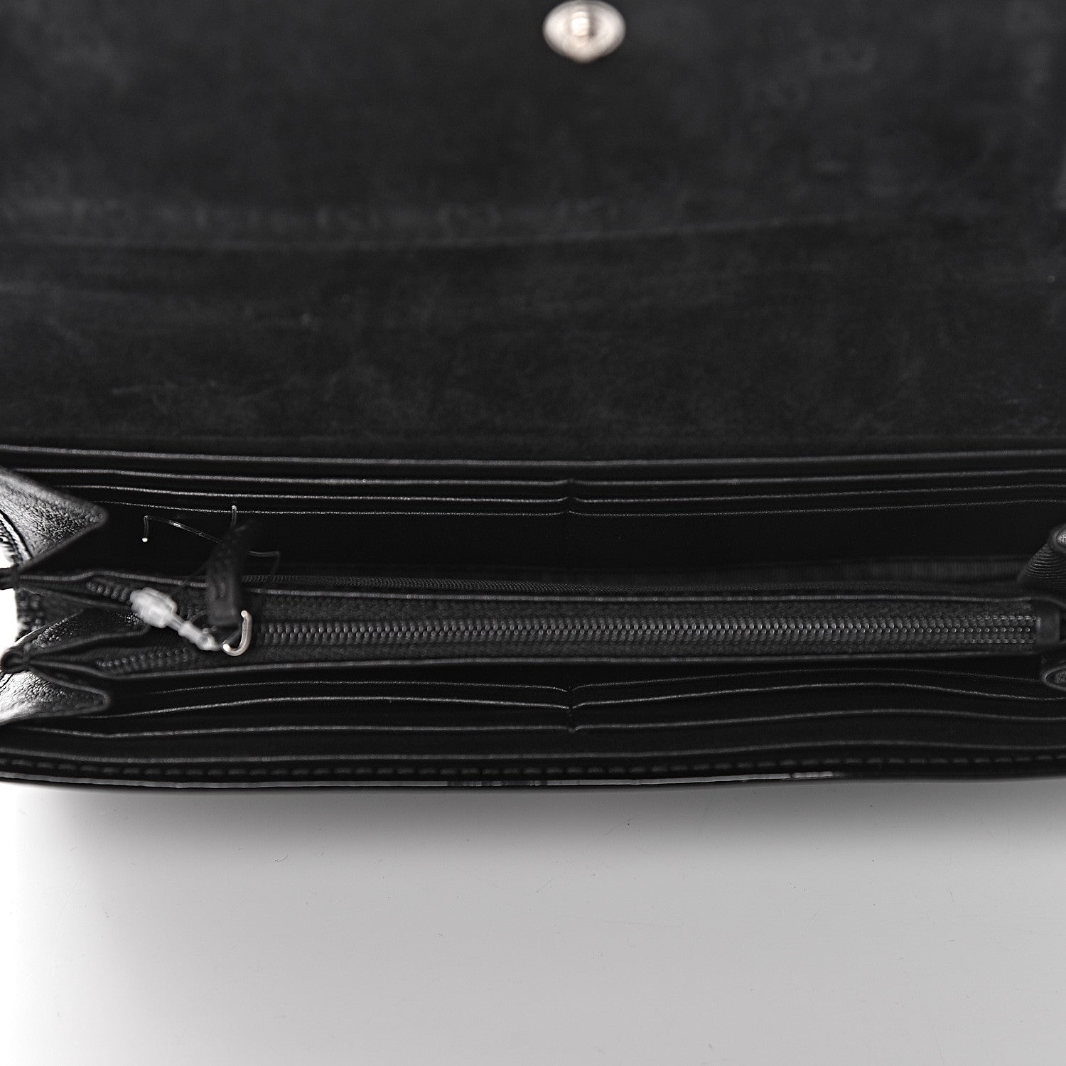 Gucci Patent Microguccissima Nice Wallet Black 5 of 9