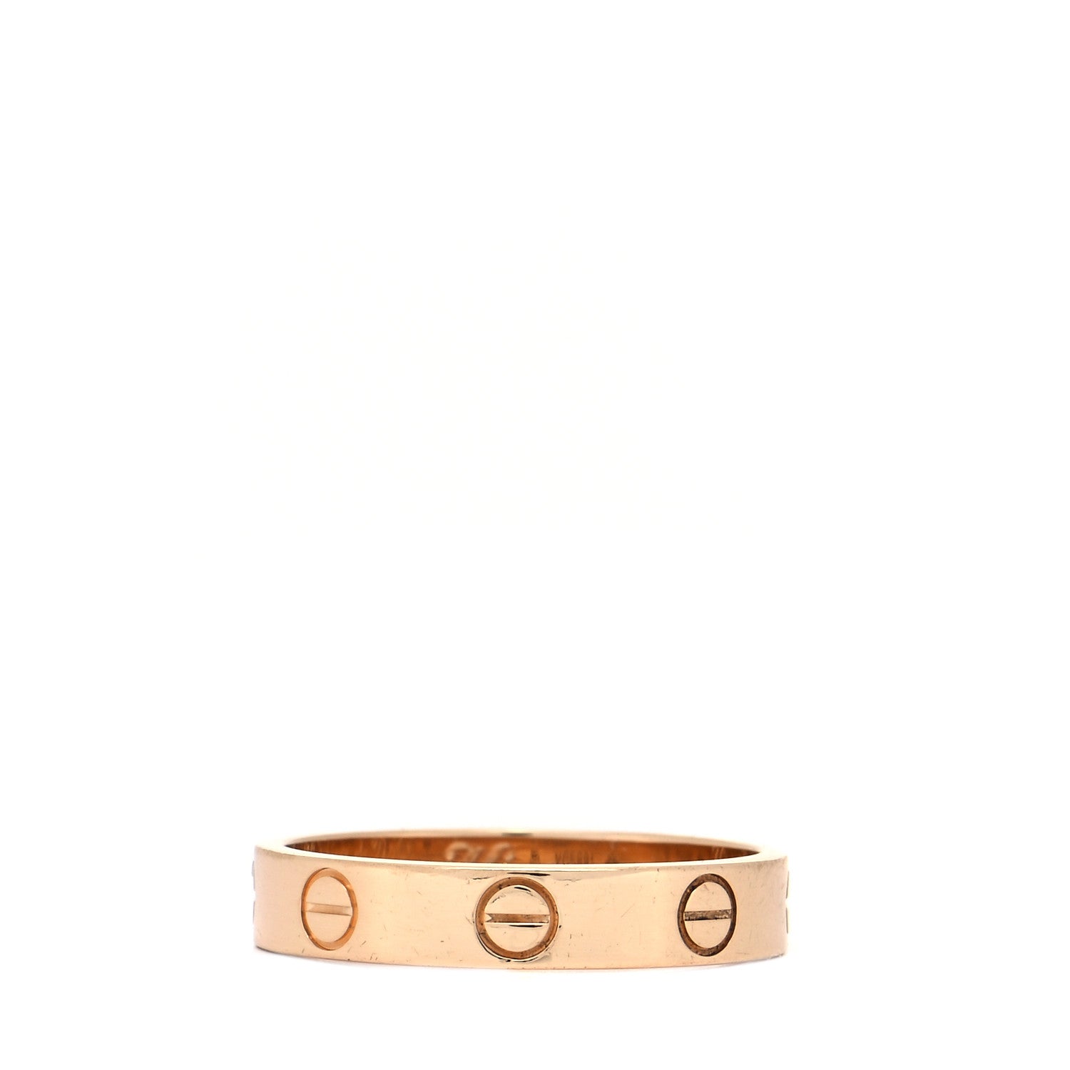 Cartier 18K Yellow Gold 3.5mm LOVE Wedding Band Ring 52 6 3 of 7