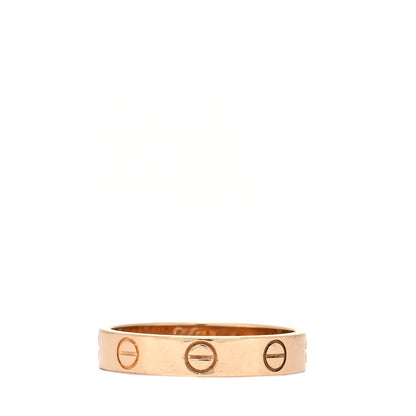 Cartier 18K Yellow Gold 3.5mm LOVE Wedding Band Ring 52 6 3 of 7