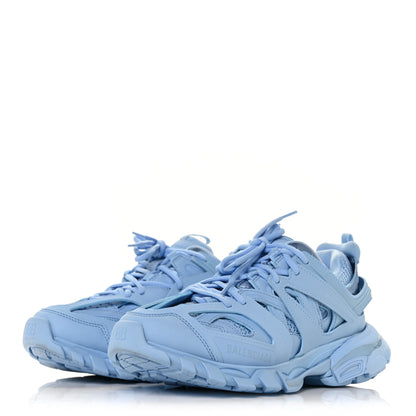 Balenciaga Mesh Nylon Womens Track Sneakers 39 Light Blue 3 of 8