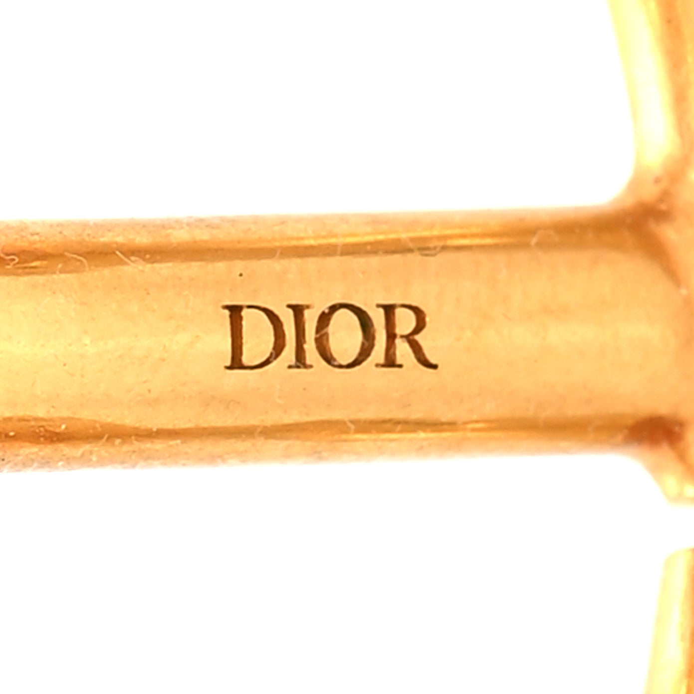 Metal CD Cuff Bracelet Gold
