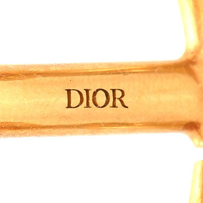 Christian Dior Metal CD Cuff Bracelet Gold 4 of 5