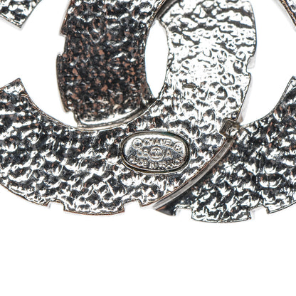 Chanel Baguette Crystal Large CC Necklace Silver 6 of 6